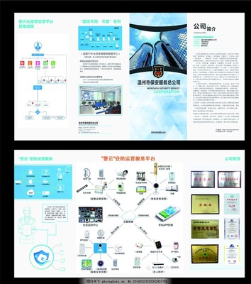 環保科技宣傳四折頁